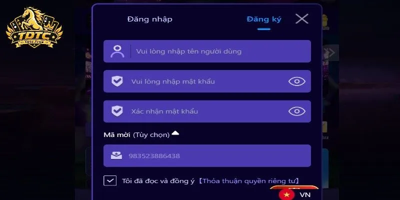 Các bước đăng ký được kiểm tra kỹ