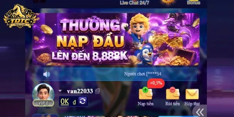Code thưởng được nhập đúng trước khi xác nhận