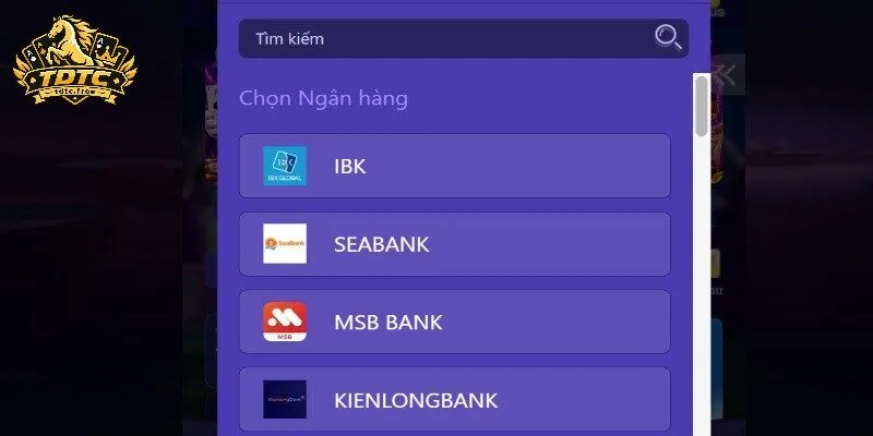 Ngân hàng và QR giúp nạp tiền thuận tiện